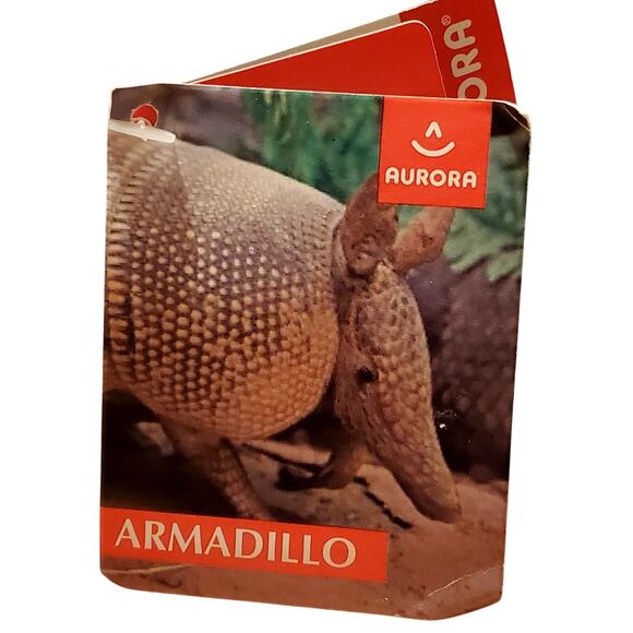 Aurora World Plush Mini Flopsie Armadillo 8" New Stuffed Animal - Picture 3 of 8